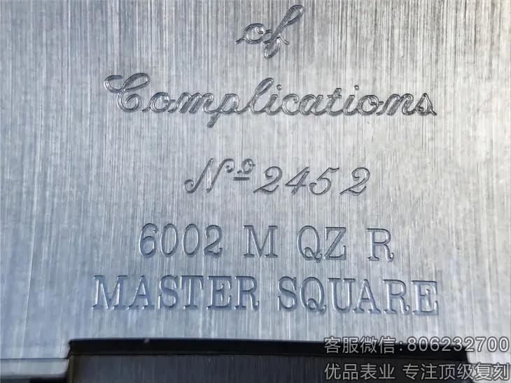 顶级精仿法兰克穆勒6002 M QZ R原装1：1开模采用与正品一模一样的瑞士原装Ronda石英机芯