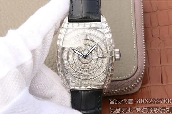 精仿法兰克穆勒奢华版全方钻新款上市 巨匠工艺 耗时两年 原装正品开模