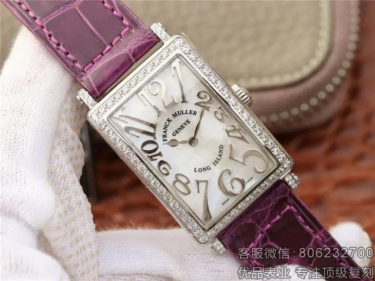 法穆兰女高仿手表多少钱长岛系列酒桶型女表