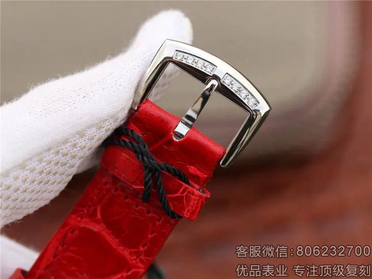 法穆兰18k白金石英女表长岛系列精仿名表
