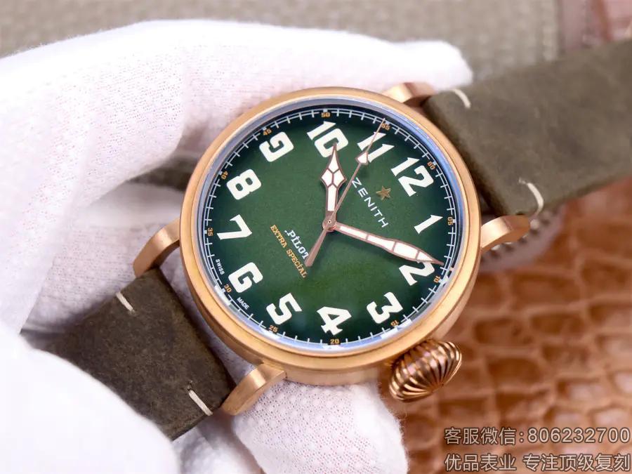 复刻真力时飞行员真力时 elite高仿青铜复刻手表
