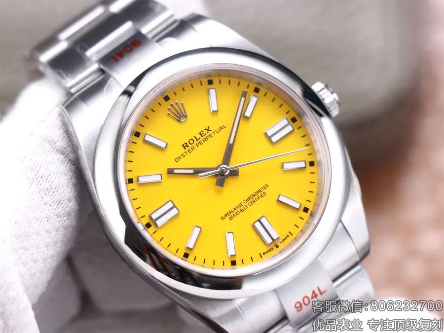 复刻劳力士恒动蚝式系列m124300-0004腕表
