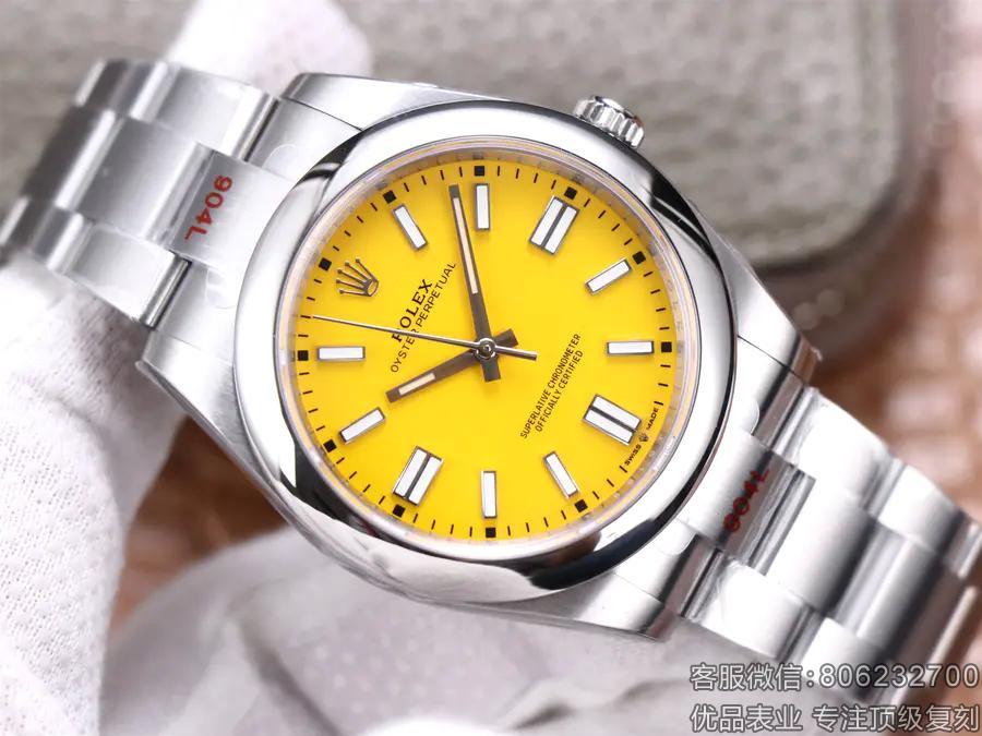 复刻劳力士恒动蚝式系列m124300-0004腕表