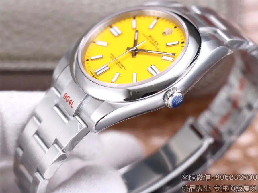 复刻劳力士恒动蚝式系列m124300-0004腕表