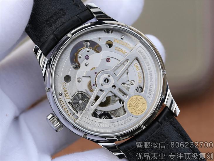 IWC精仿万国机芯陀飞轮手表复刻陀飞轮男表