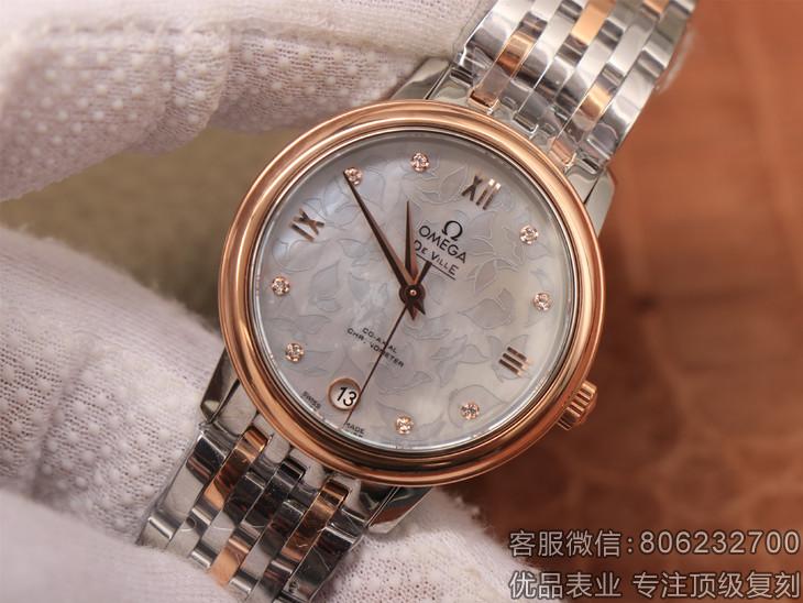复刻欧米茄可以乱真么，欧米茄海马橙色外圈复刻