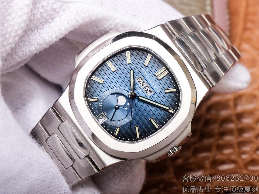 香港高仿百达翡丽手表,百达翡丽鹦鹉螺5726京仿