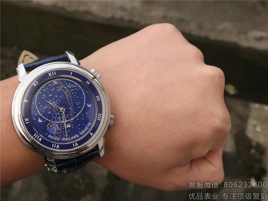仿百达翡丽陀飞轮腕表，百达翡丽6104g精仿