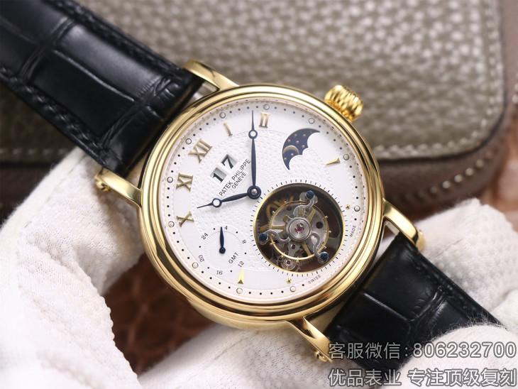 百达翡丽白金钻石男表高仿,高仿百达翡丽pt950价格表