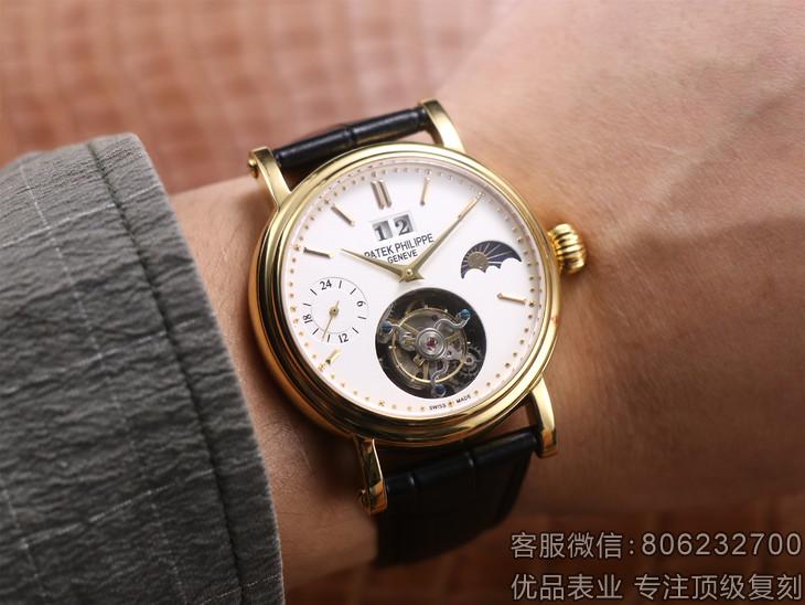 百达翡丽白金钻石男表高仿,高仿百达翡丽pt950价格表