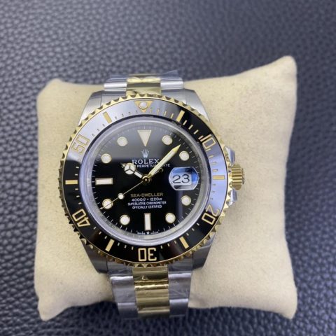 劳力士海使型系列m126603-0001腕表间金鬼王