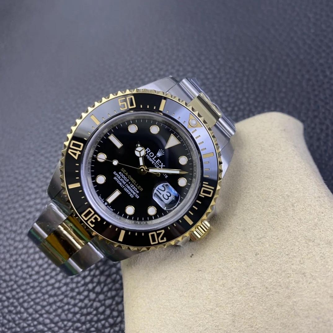 劳力士海使型系列m126603-0001腕表间金鬼王