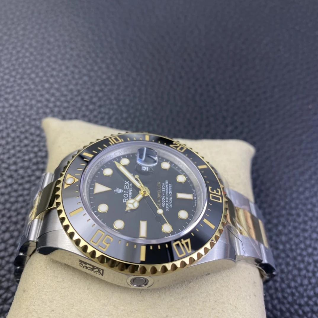 劳力士海使型系列m126603-0001腕表间金鬼王