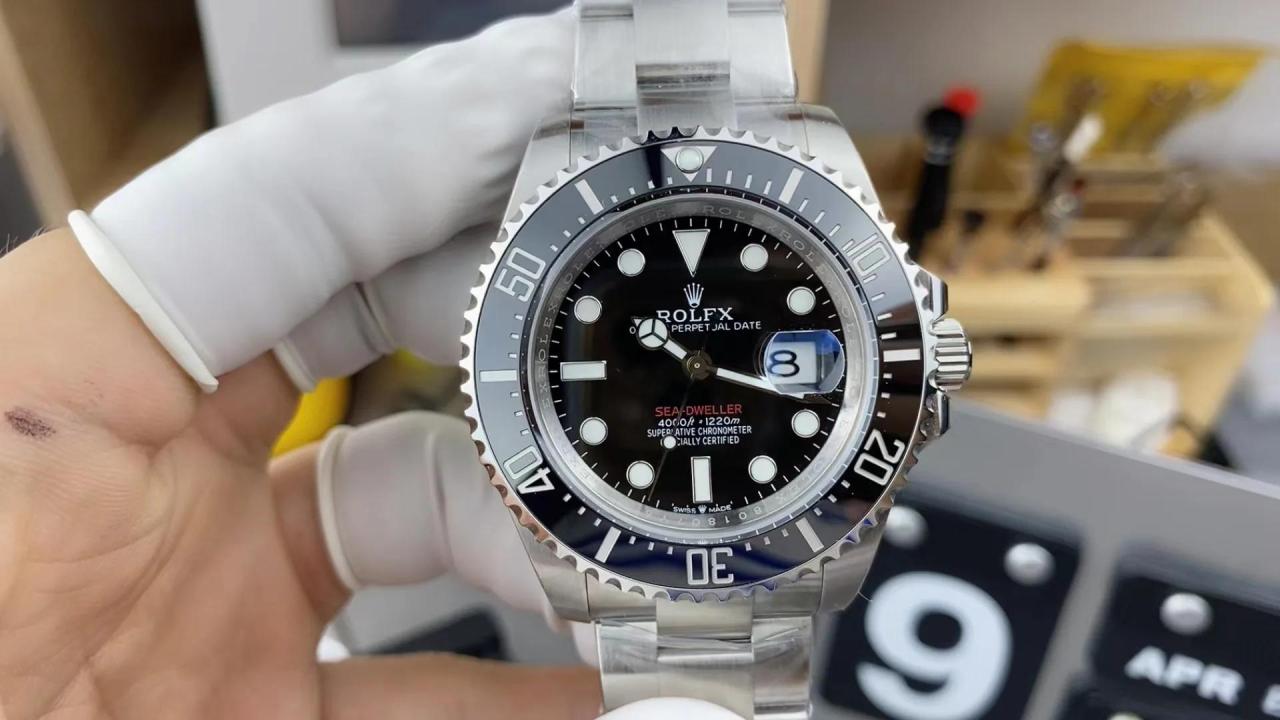 劳力士海使型系列m126600-0001腕表红色鬼王