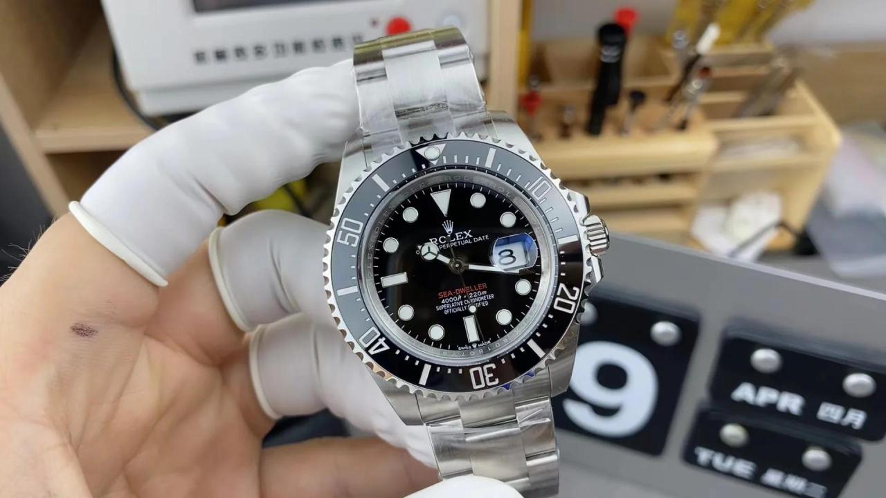 劳力士海使型系列m126600-0001腕表红色鬼王